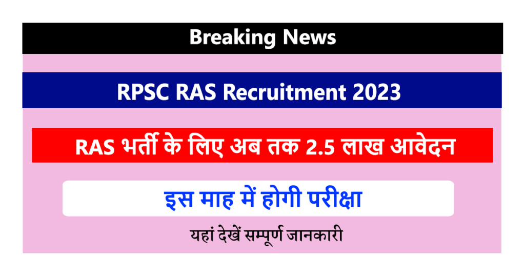 RAS Recruitment 2023